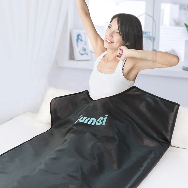 FUMEI Low EMF home sauna blanket zipper infrared sauna blanket for weight loss and detox