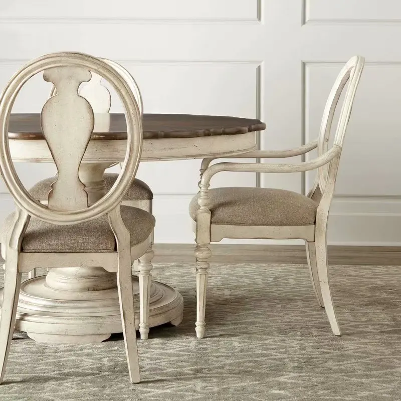 Custom furniture French style fashion high-end restaurant round table
