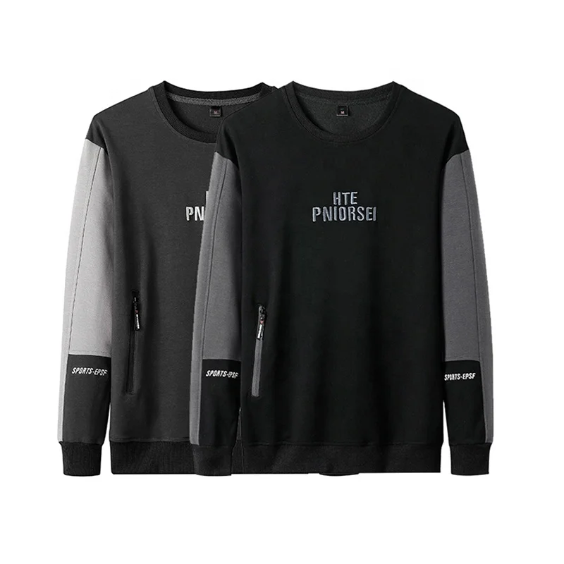 OEM Manufacture Custom Hoodie Logo Print Blank Long Sleeve Thick Crew Neck Unisex Sweatshirt custom hoodies custom logo