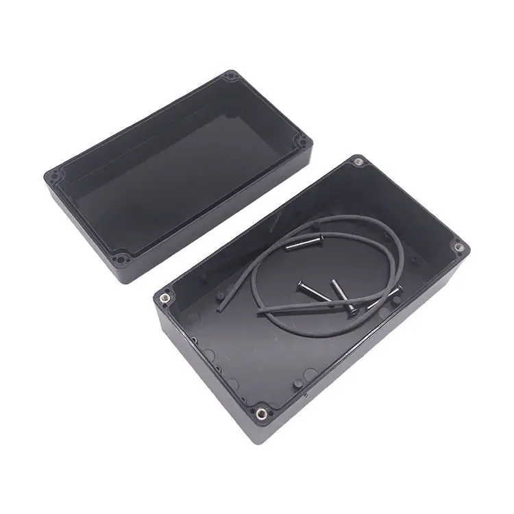ABS Plastic Junction Box IP65 Waterproof Electrical Boxes Universal Enclosure for Electronic Black