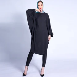 Factory direct sales casual long sleeve abaya islamic clothing women muslim clothes islamic women clothing