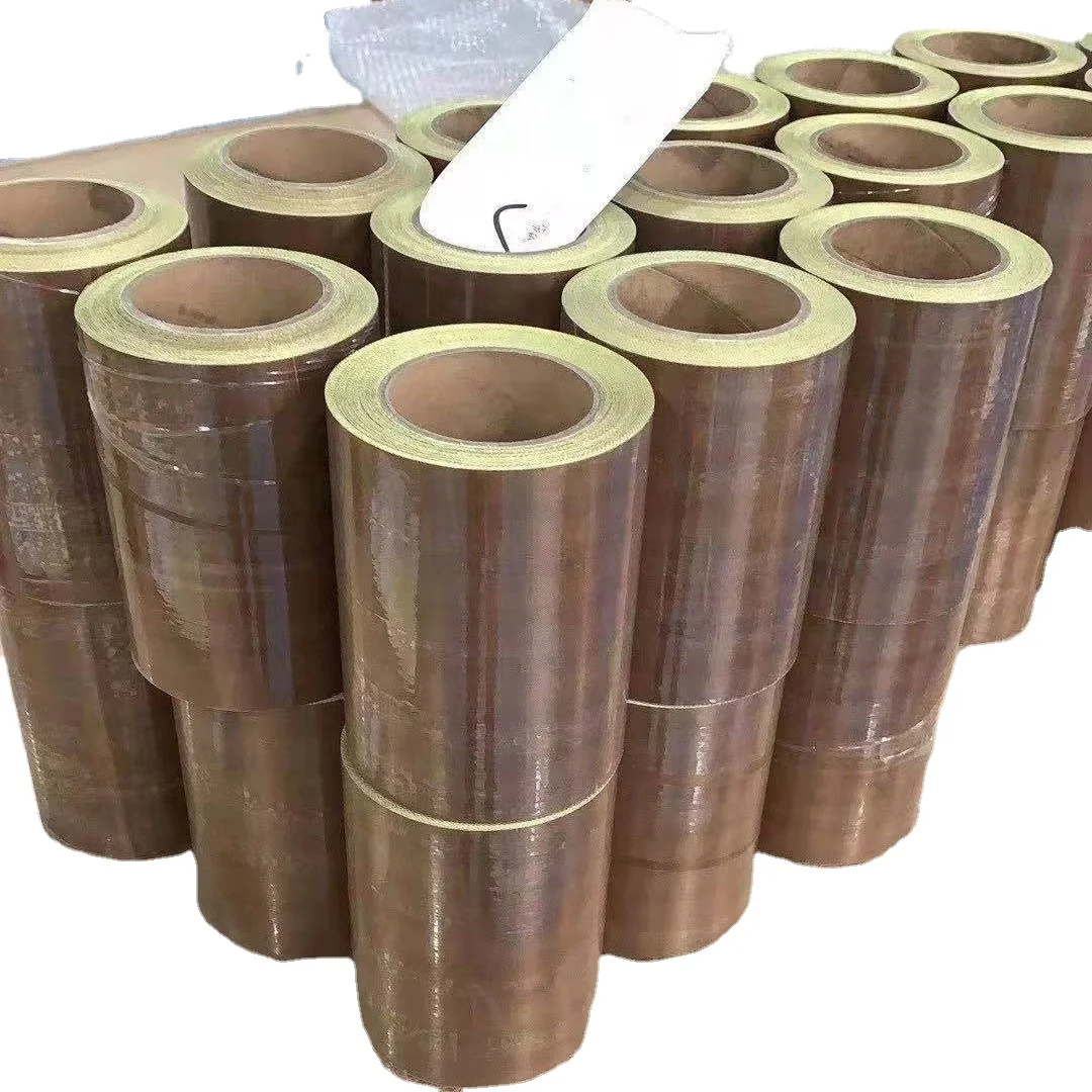 Heat Resistant PTFE Coated Fiberglass Fabric High Temperature Tape