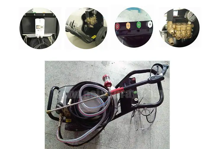 Cold water electrical high pressure washer cleaning machine sewer cleaning machine