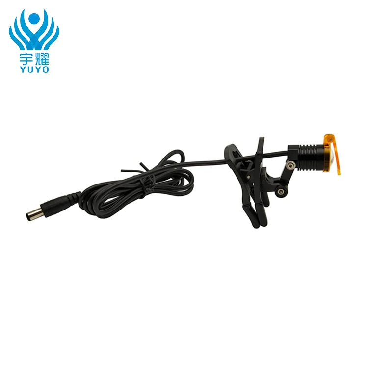Plastic clip headlight with battery led bulb headlights manufacturer dental products equipments