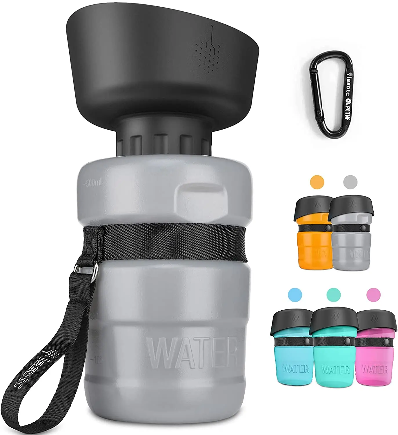 Pet Water BottlecFoldable, Dog Travel Water Bottle Dispenser, Lightweight