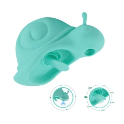 New Amazon Waterproof Silicone Tongue Licking sex toy shunge Clitoral Sucking Vibrating Snail Vibrator For Woman