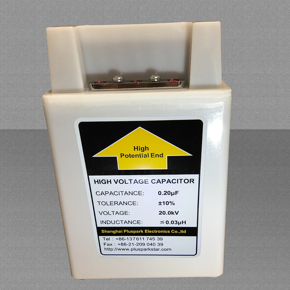 Capacitor 0.2uF 20kV, High Voltage Pulse 1pps ,Single Ended