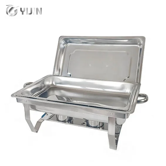 Hotel restaurant food heater catering equipment stainless steel buffet food warmer chafing dish