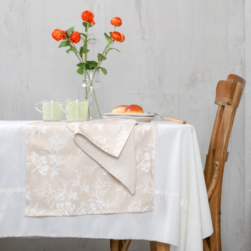 Оптовая продажа, украшение для фермерского дома, легкий Рождественский столовый стол, набор столовых приборов