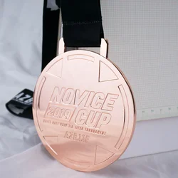 Бесплатная лента под заказ цинковый сплав блеск медь Jujitsu спорт награды медали металл