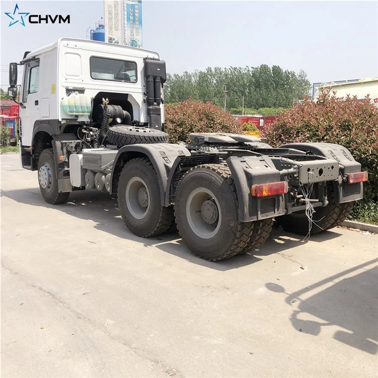 Used Sinotruk Howo 371hp Euro 2 Tractor Truck Head