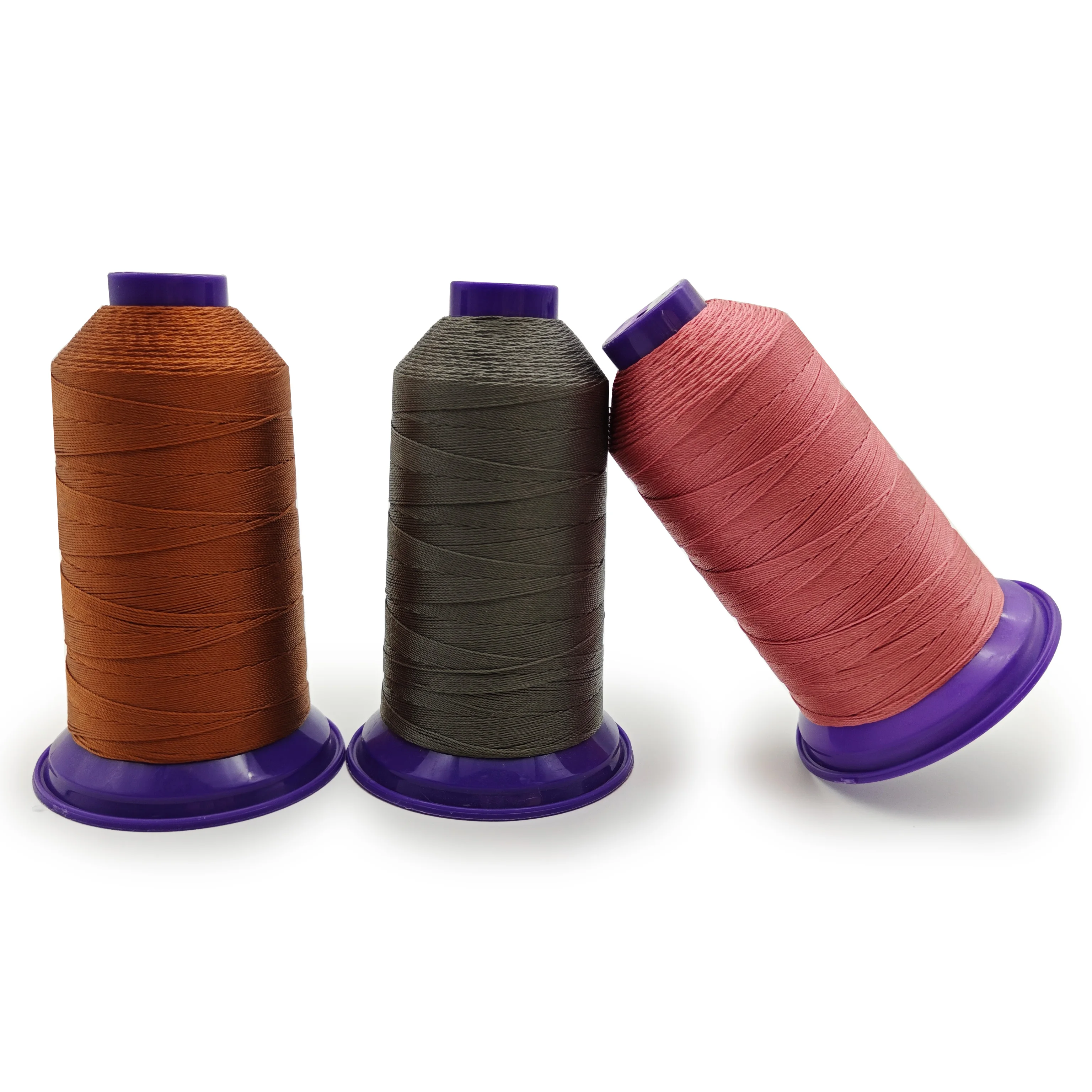 N66 70 color tex 69 70 bonded nylon sewing thread for Sewing Car cushions / Leather Shoes/ Bags