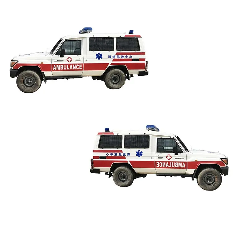 Ambulance Land Cruiser Monitoring Customized Ambulance Vehicle 4x4 for Sale
