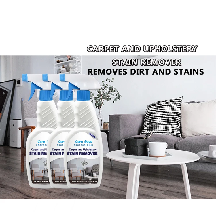 Hot Seller Eco-Friendly Fabric Cleaner Spray Instant Stain Remover Wash-Free Liquid for Sofas Carpets Toys OEM Options Available