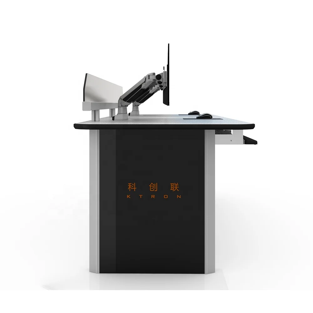 Высококачественный Рабочий стол для сетевых операций офисный регулируемый по высоте управления мебелью центр