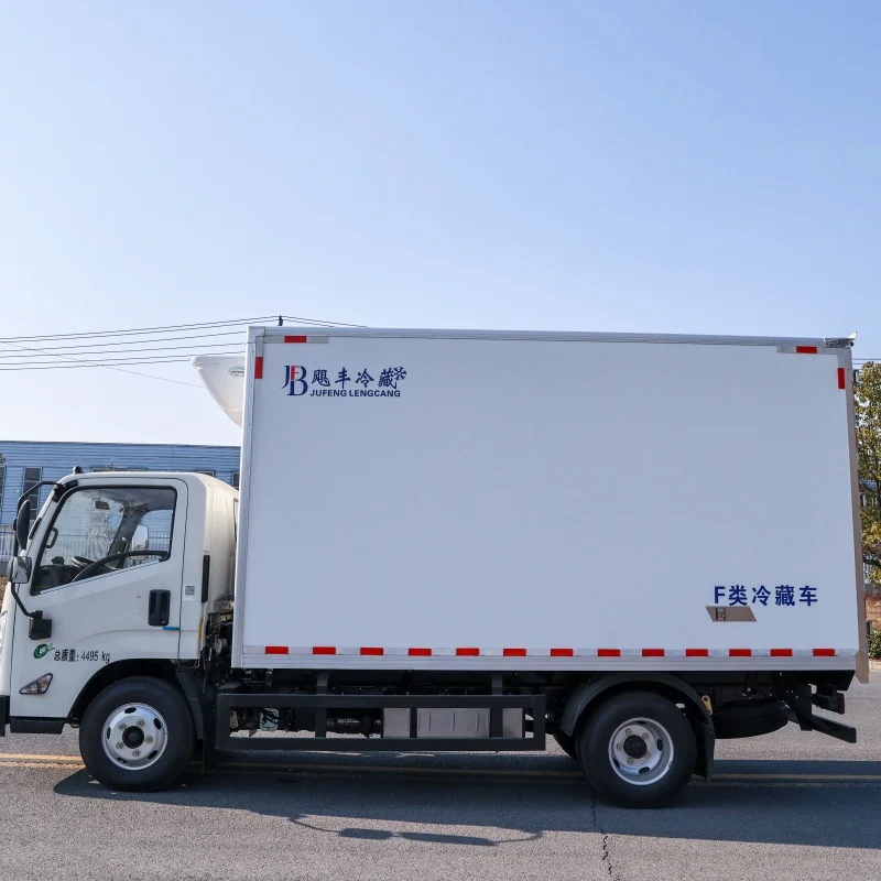 New 4x2 Drive Type Condition 4x2 Refrigerated Truck with Thermo King Cooling System for Ice Cream Meat Fish Transportation