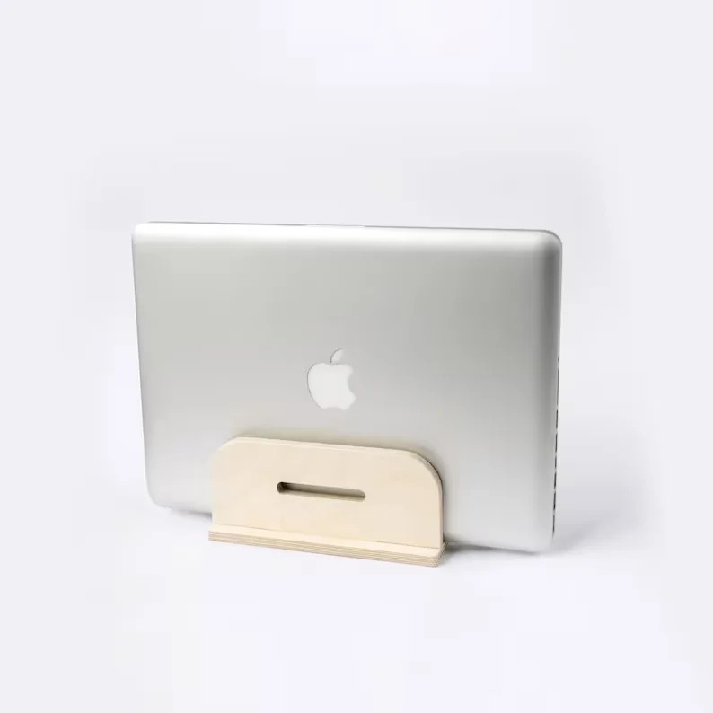 Amazon Wholesale Wooden Bamboo Portable Foldable Adjustable Laptop Stand for Macbook