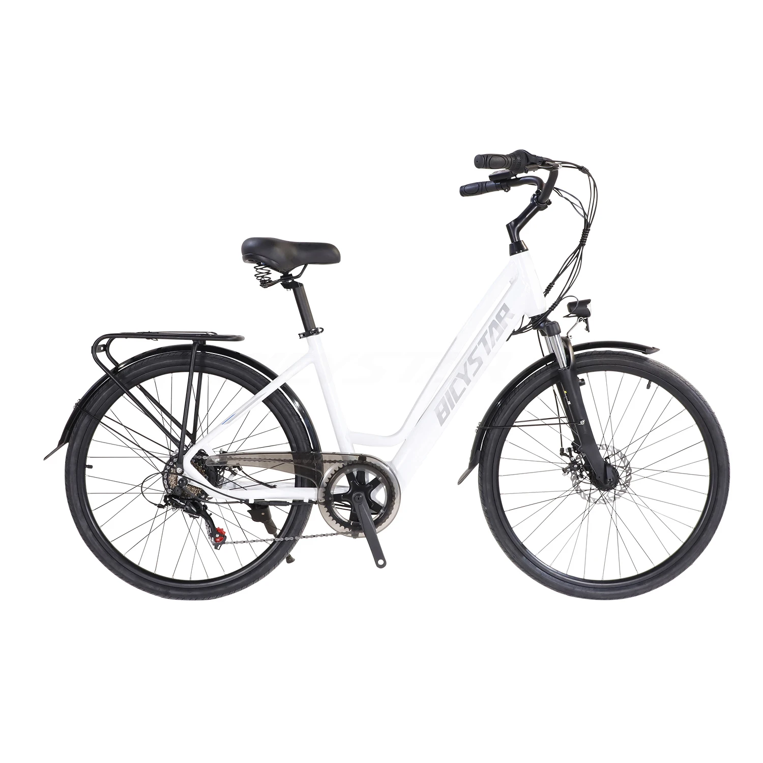 Wholesale Unisex Fashion Electric City Bike/White Electric Bicycle/26 inch light weight City EBike/other electric bicycle