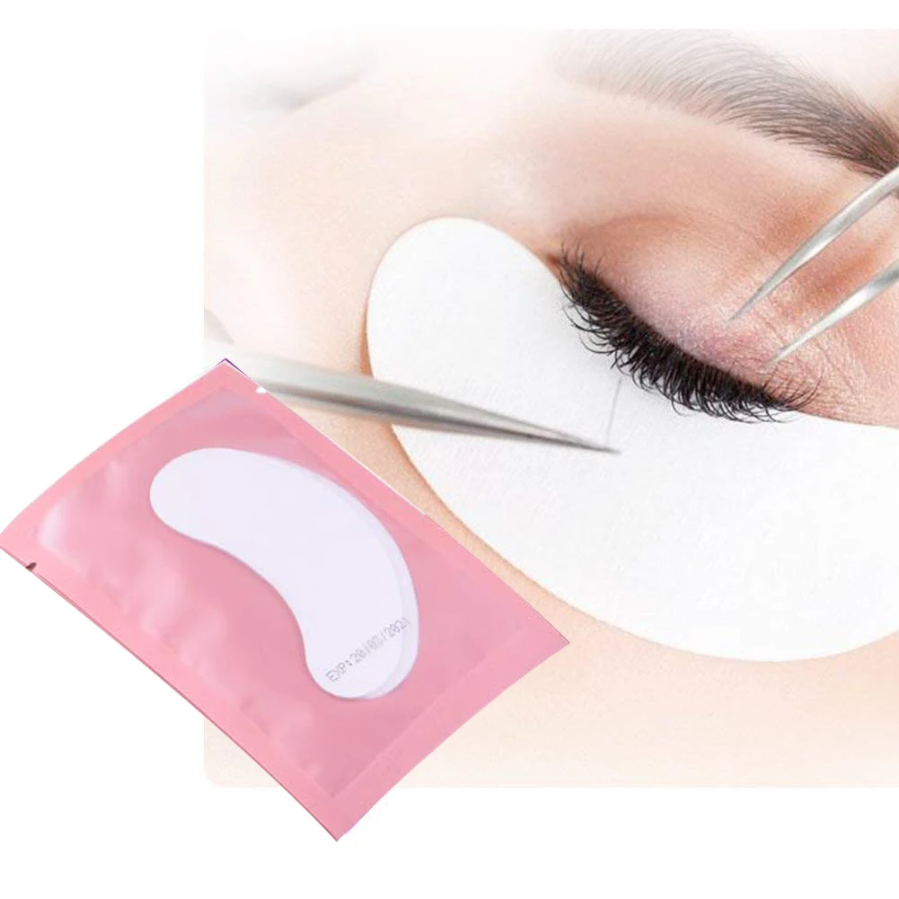  Накладки для наращивания ресниц Eyepads гелевые накладки под глаза розовые