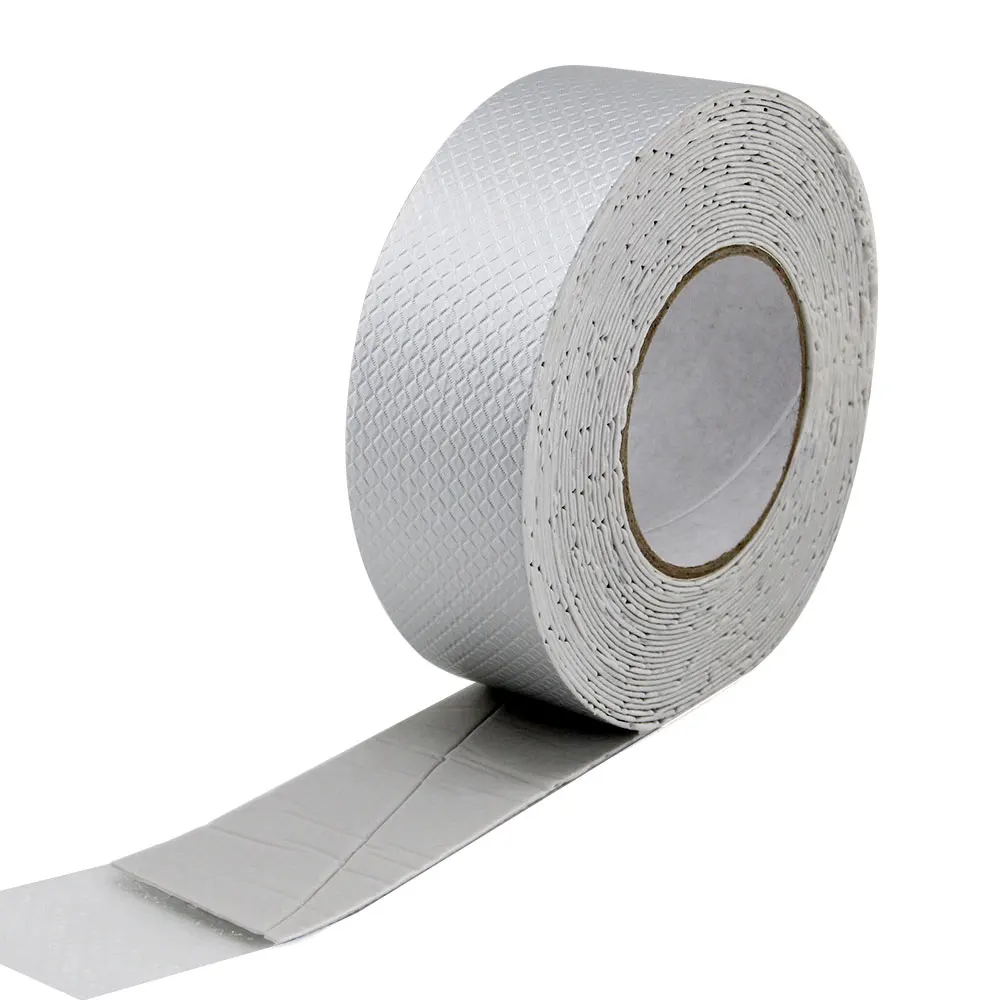 10cm 15cm Rubber Waterproof Adhesive Sealant Tapes Aluminum Foil Butyl Tape For Repairing Tubes