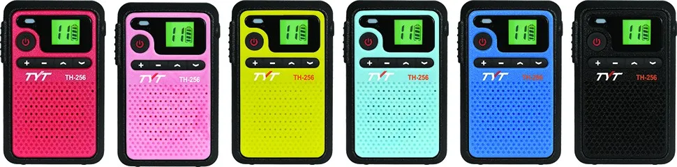TYT TH-256 mini small size radio 2w output power pocket radio analog handheld uhf antenna built in two way radio