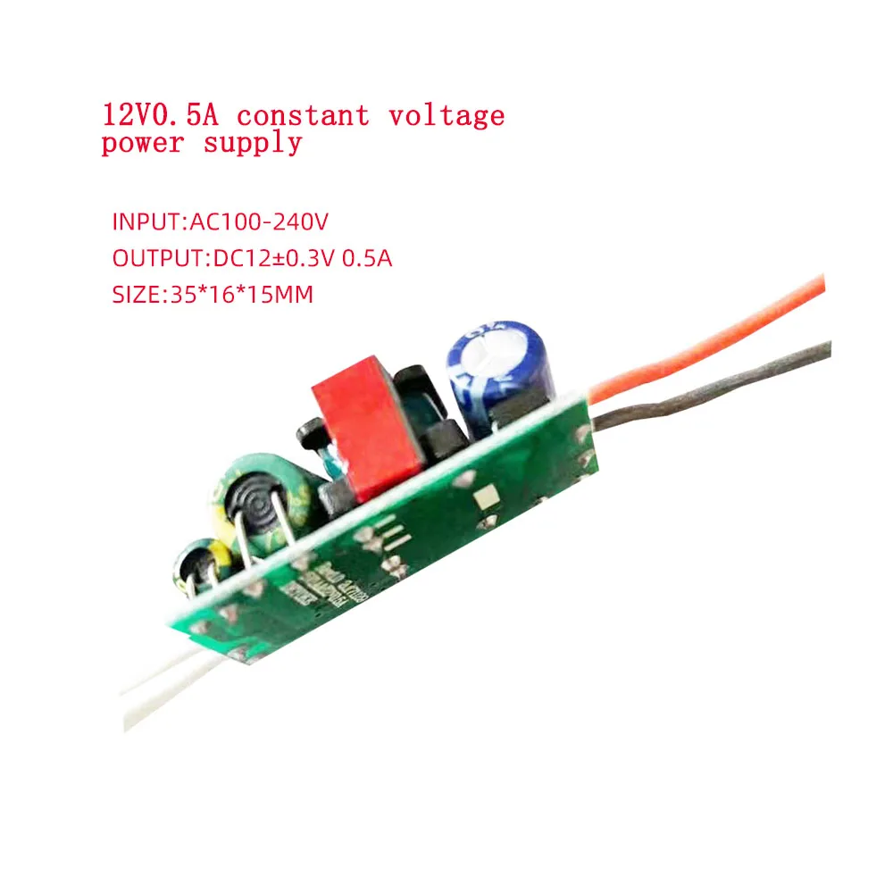 AC100~265V to DC 12V500MA35*16 Wholesales constant voltage power supply inner built for automatic machine and led light string