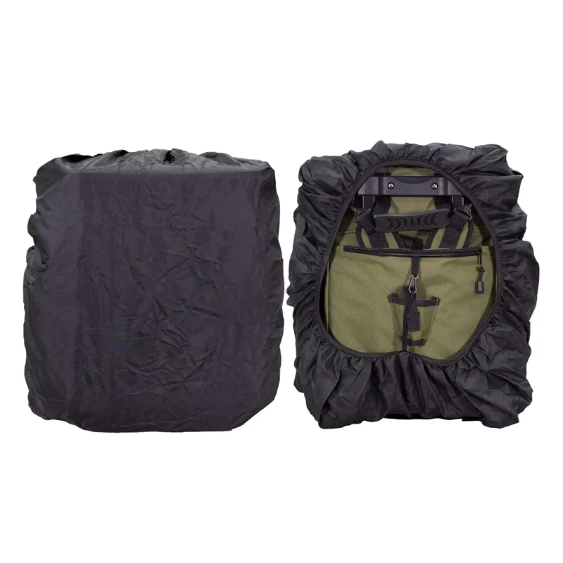 Man Portable Multi-purpose Fish Tackle Bait Bag Wheels Outdoors Waterproof Polyester Rolling Fishing Tackle Backpack Box Bag