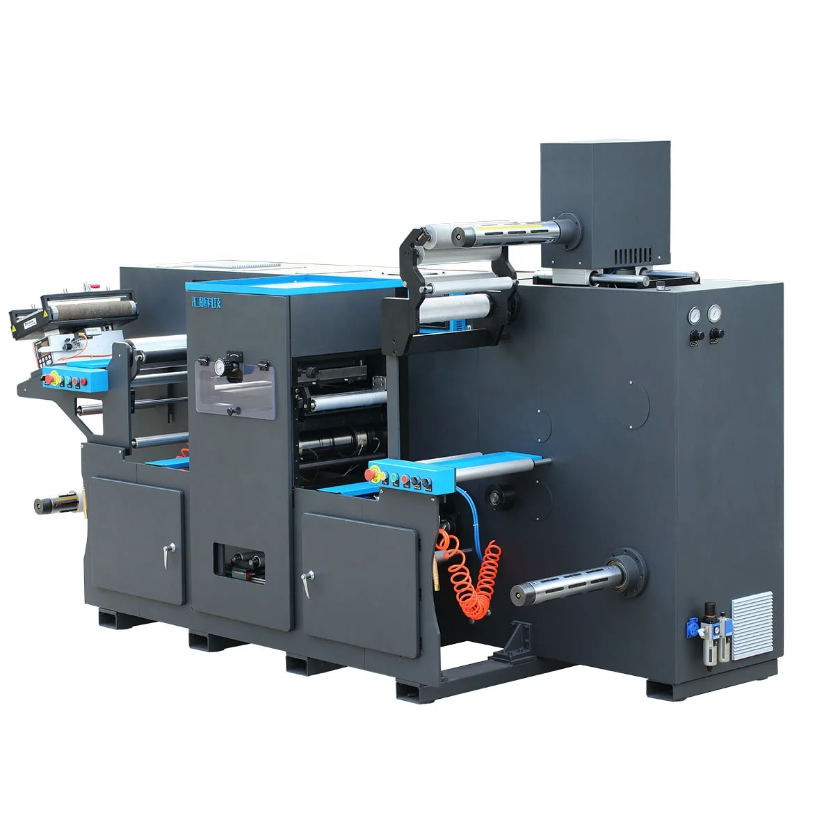 FDA-350 Easy to operate  flat bed label automatic die cutting paper cutting machine for bopp label printing  and cutting machine