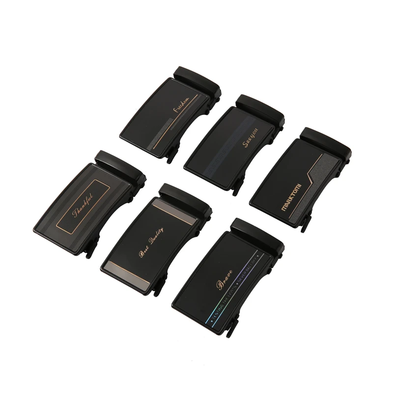 YIXI AUTO-F 37mm High quality film metal automatic buckle zinc alloy adjustable custom logo pattern hidden knife belt buckle