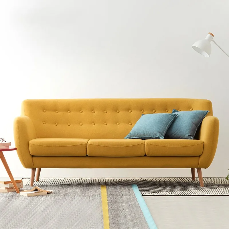 Wholesale Simple Modern Sofa With Wooden Leg For Living Room