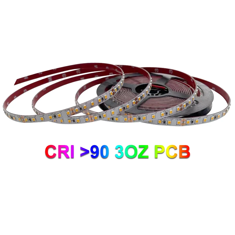  Индивидуальная печатная плата 3oz high cri 90 26-28lm СВЕТОДИОДНАЯ лента smd 2835 5 мм 8 2700K 3000K 4000K