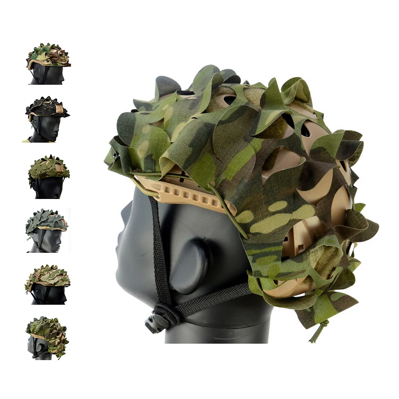 SABADO Camouflage Helmet FAST Cover Hunting Tactical Helmet Mesh Cover