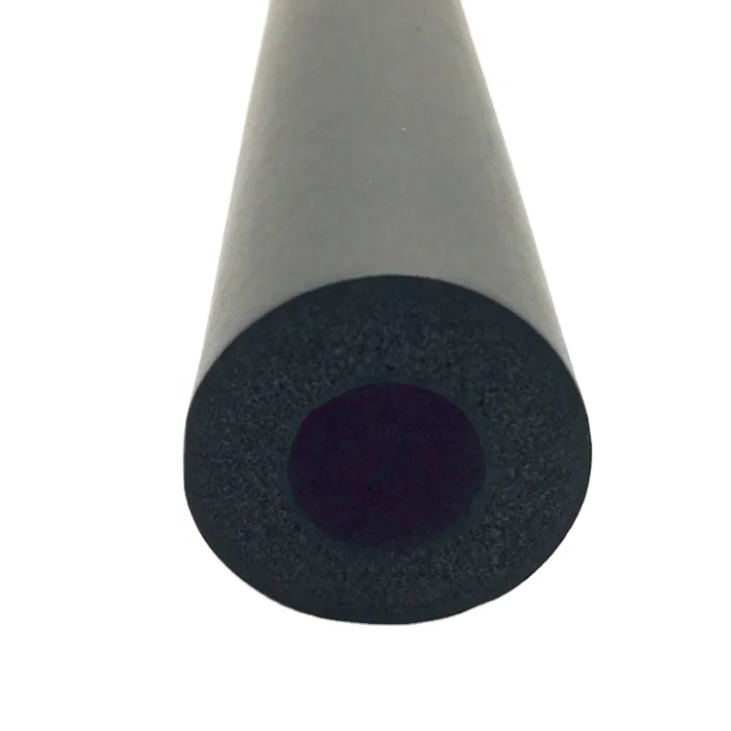 neoprene rubber tubing foam sponge tube rubber handle grips for steel tube bar