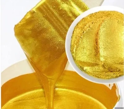 Manufacturers spot wholesale gold pearlescent powder for plastic ceramic pigments