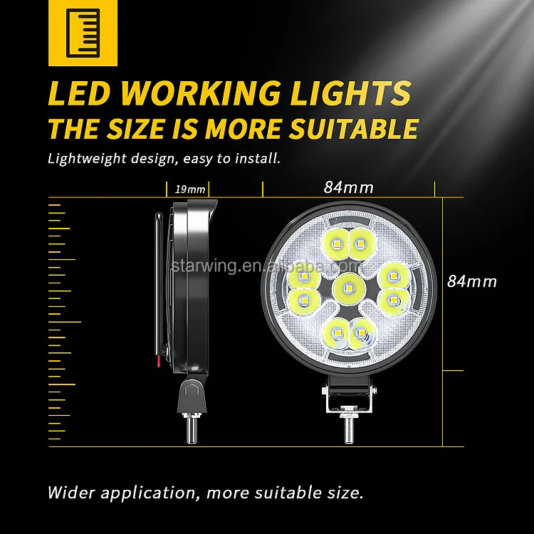 best price 3Inch Round With DRL Led Strobe Flash Fog Lamp Combo Beam Offroad SUV 4WD Truck Cars Work Light