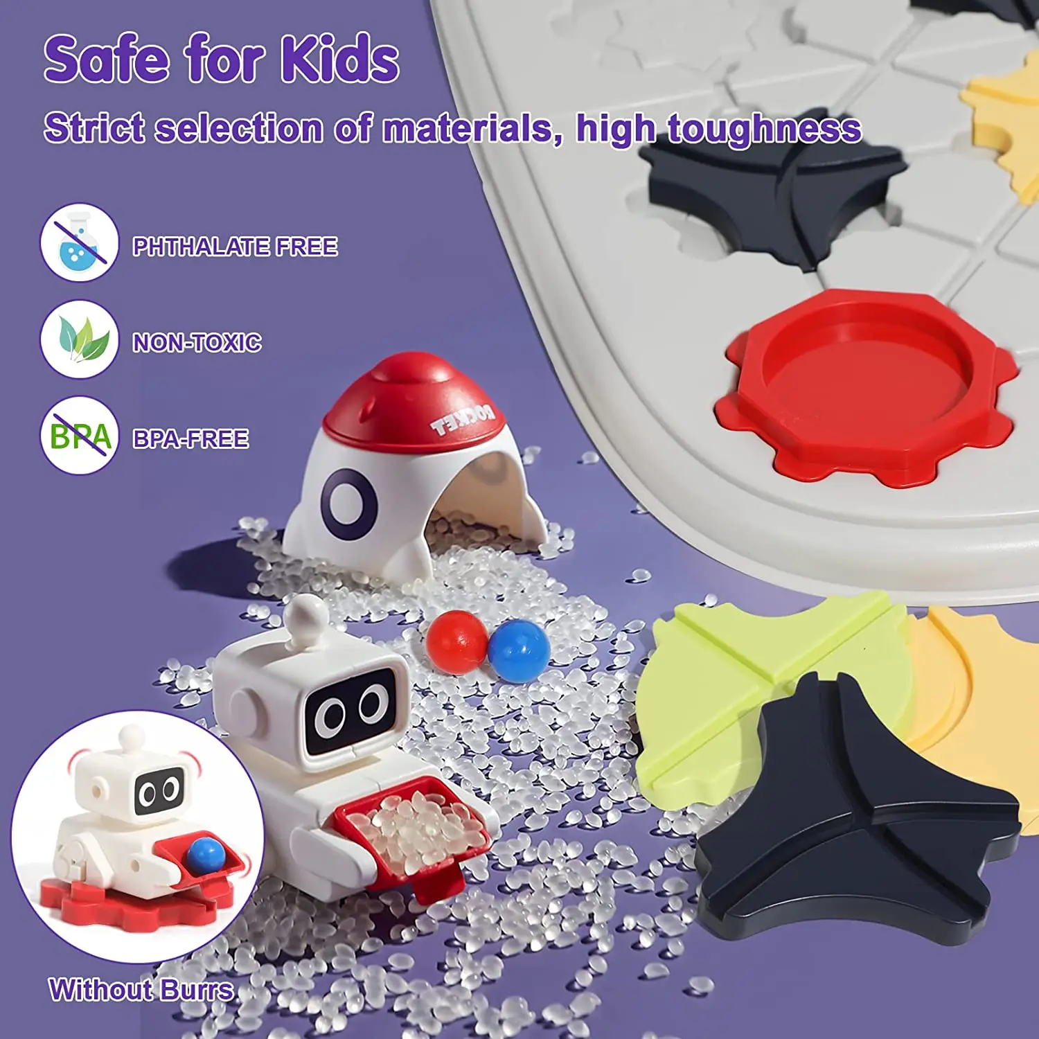 Hot Selling Kids Educational Toys Logical Road Builder Maze Game Road Building Game Educational Montessori Xmas Gifts