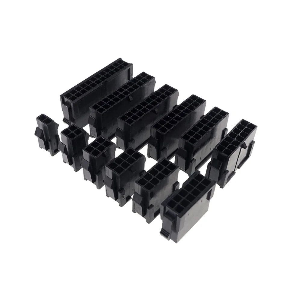 3.0mm Micro-Fit 3.0 Connector Plug Housing 2 Pin 4 6 8 10 12 14 16 18 20 22 24 P Panel Mount Ears