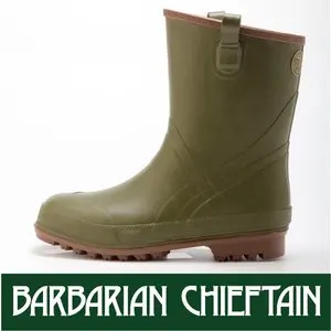 Fashionable Middle Length Waterproof Work Rain Safety Boot Sale