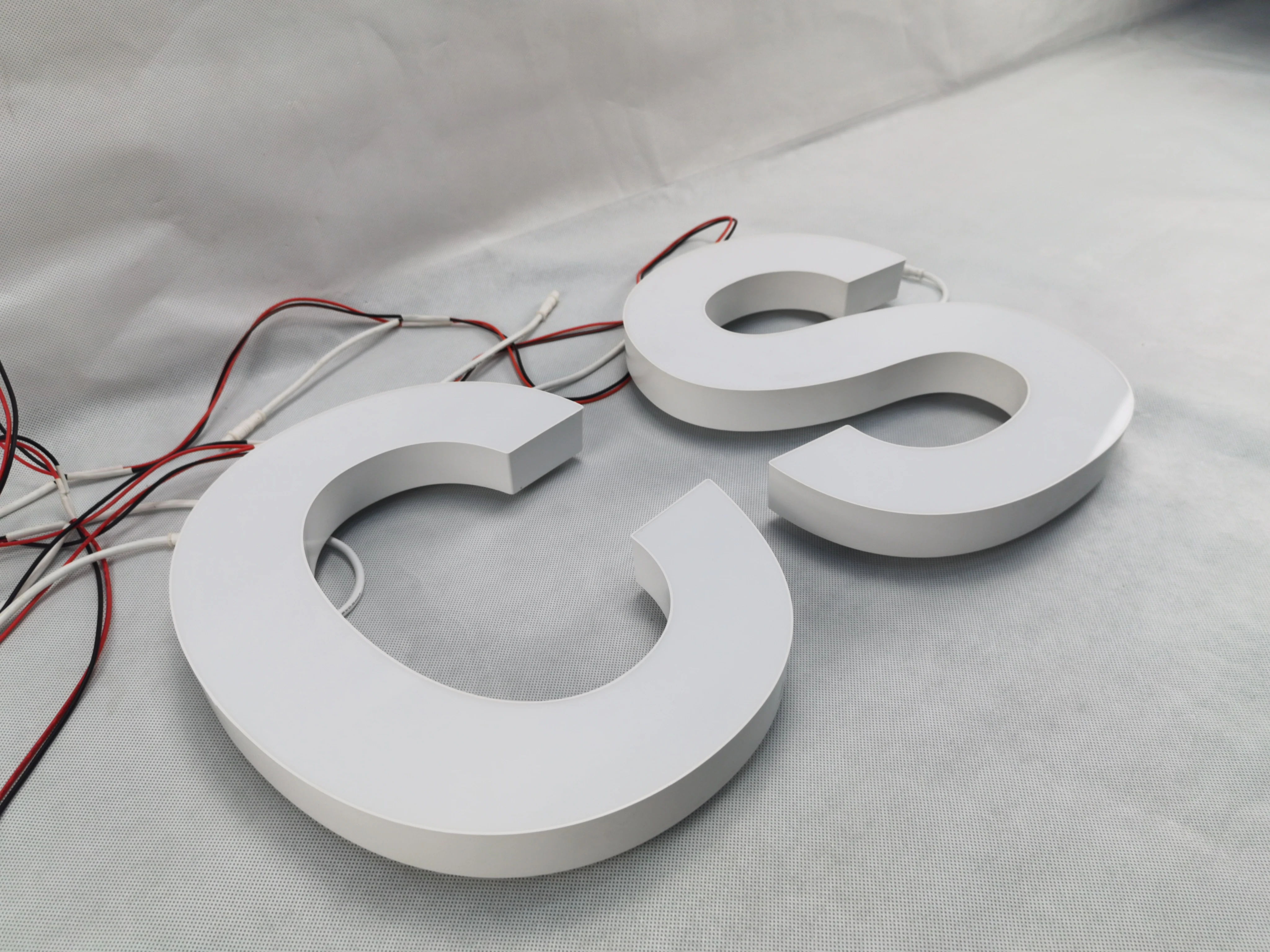 wall banners advertising acrylic fillable letters