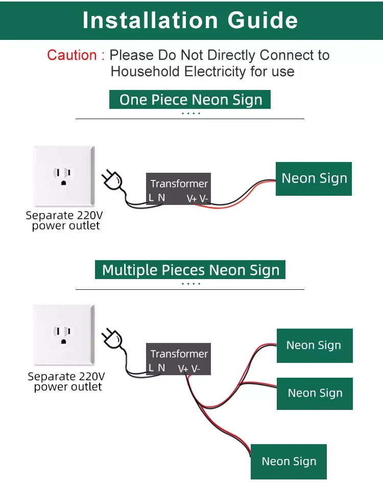 Acrylic custom flexible LED light electronic sign LED letters neon home bar event sign