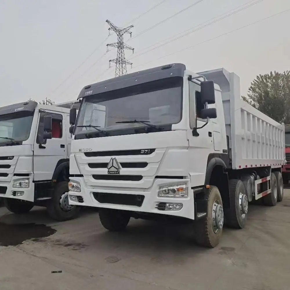 Подержанный китайский самосвал HOWO 8X4 и 6X4 (красный желтый и зеленый цвет) Howo 371 цена
