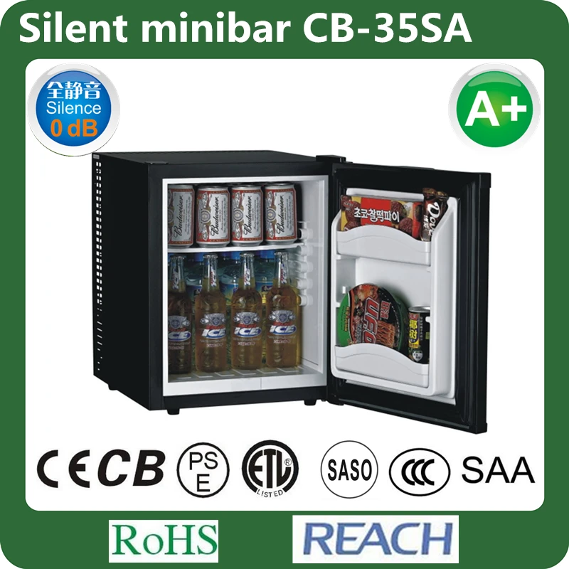 Wholesale noiseless countertop single mini bar fridges hotel minibar refrigerator for hotel home room