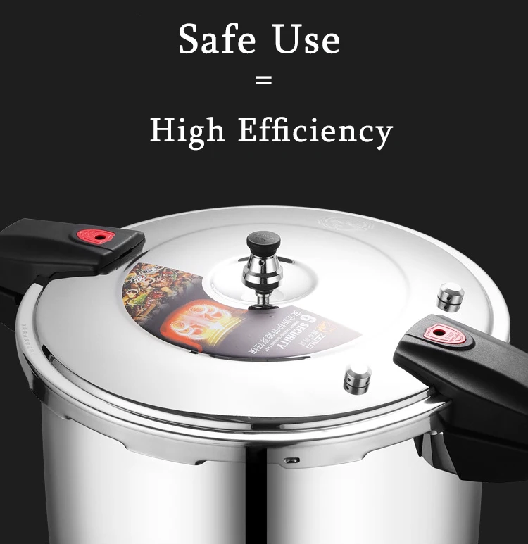 Commercial-used 25L pressure Cooker Big Stainless Steel Pressure Cooker Cookware Gas And Induction Big Pressure Cooking Pot