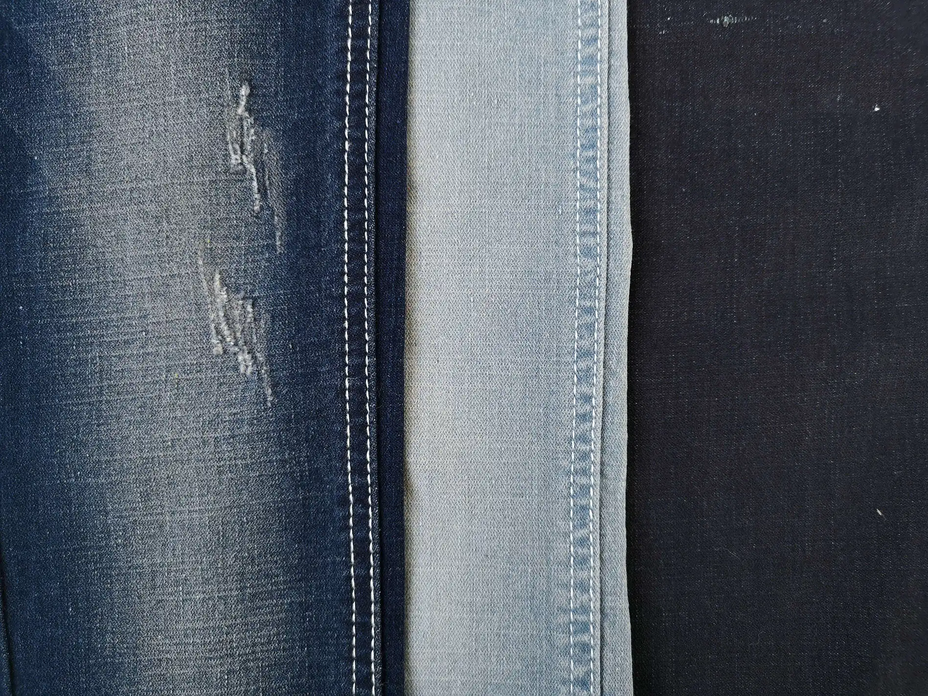 Cotton polyester viscose cheap denim fabric for jeans and jackets