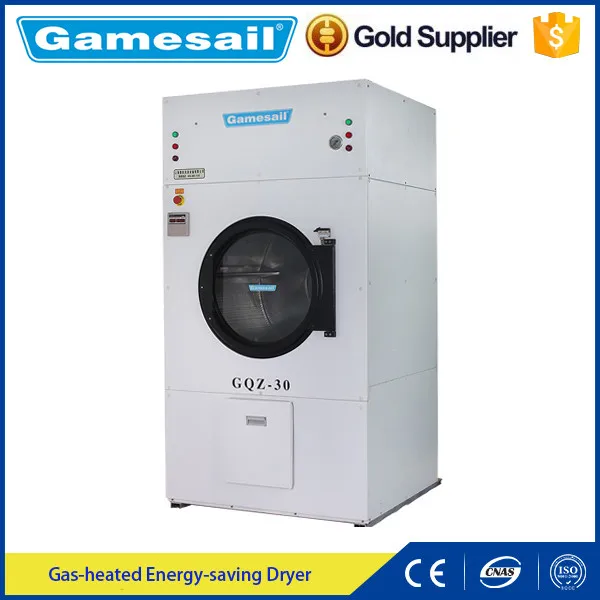 professional  commercial gas heating dryer machine 15kg to100kg
