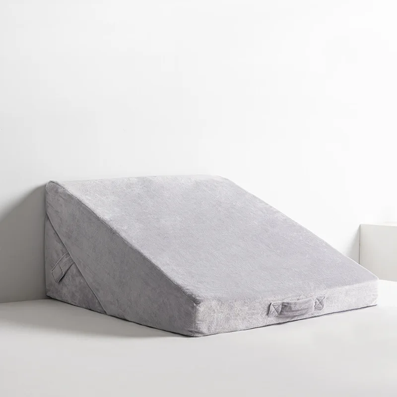 multi-functional triangle bed memory foam wedge pillow cutting reading pillow back support pillow memory foam orthopedic