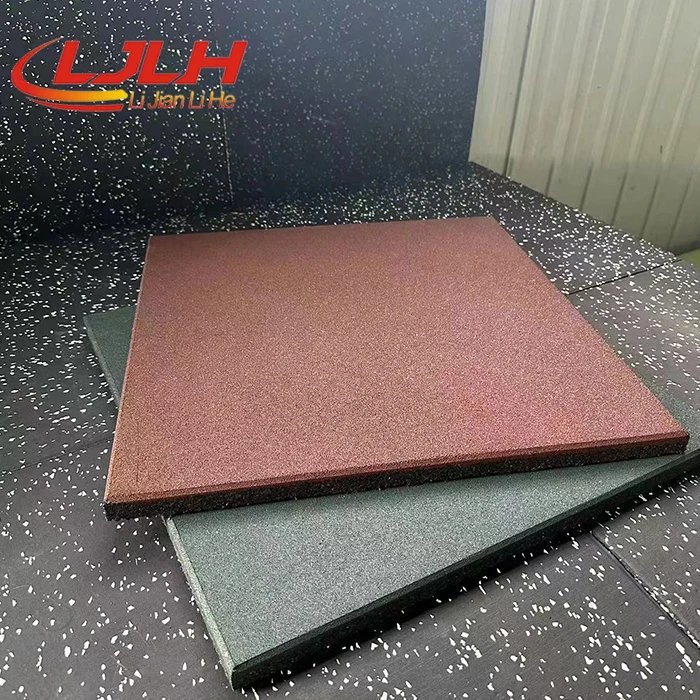 SBR Granule EPDM Gym Floor Tiles Outdoor/Indoor Rubber Flooring for Playground Protection/Durable Rubber Tiles