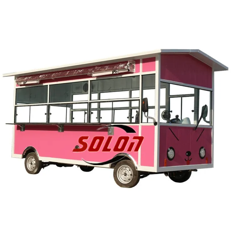 Food Delivery Cart Mobile coffee Ice Cream Food Carts With Customization Equipment