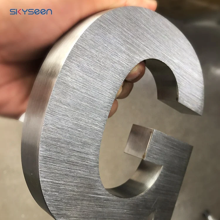 Dimensional Alphabet Custom Metal Signs Stainless Letters Makers
