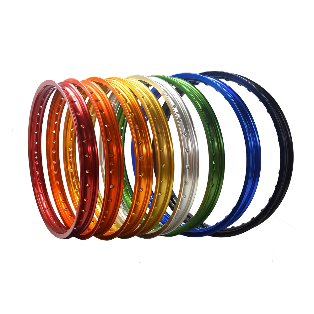 18 21 19 Inch Motocross Dirt bike Colored Aluminum Alloy wheel Rings